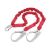 DBI 1340161 PROTECTA PRO 6' TWIN ABSORBING LANYARD WITH REBAR HOOKS