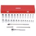 PROTO J54130T 30PC 1/2DR 12PT SAE SOCKET SET