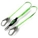 MILLER 8798R/4FT6INYL 4-1/2FT 2 LEG LANYARD WITH SOFT STOP SHOCK ABSORBER AND REBAR HOOKS