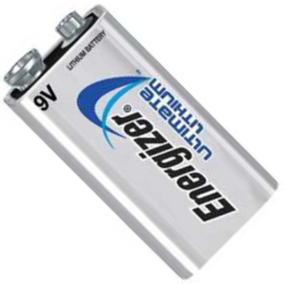 ENERGIZER L522 9V ULTIMATE LITHIUM BATTERY 48/CS E300583600