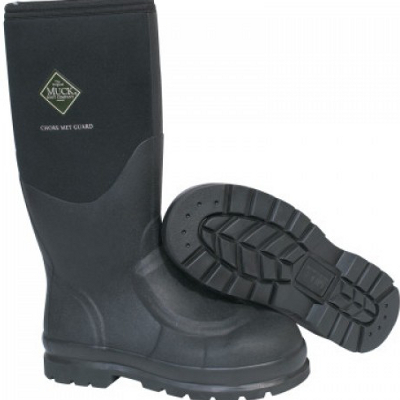 HONEYWELL CHS-000A-BLK-100 SZ10 Muck Chore Boot 16" Black Steel Toe Rubber Outsole 4PR/CS