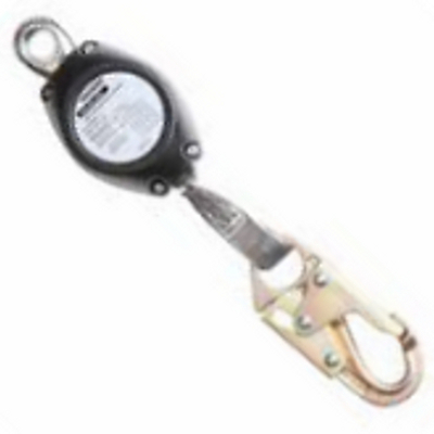 WERNER R530007 7' BASELINE WEB SELF-RETRACTING LIFELINE ALUMINUM HOUSING WITH SWIVEL TOP AND CARABINER SNAP HOOK CLASS 1