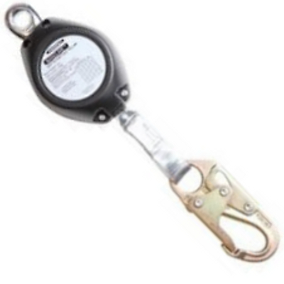 WERNER R530011 11' BASELINE WEB SELF-RETRACTING LIFELINE ALUMINUM HOUSING WITH SWIVEL TOP AND CARABINER SNAP HOOK CLASS 1