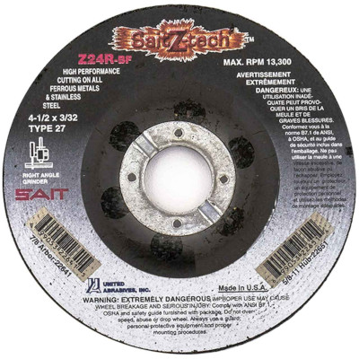 SAIT 22641 DT 4-1/2X3/32X7/8 Z-TECH 25/BX