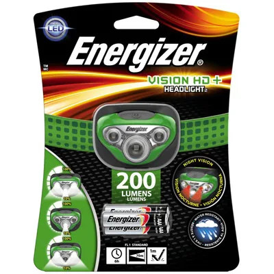ENERGIZER HDC32E VISION HD INDUSTRIAL HEADLAMP 350-LUMEN 4/bx E300277100 HDC323