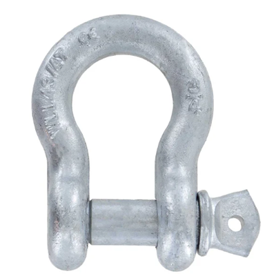 CAMPBELL T9640535 5/16 HOT GALVANIZED SCREW PIN ANCHOR SHACKLE